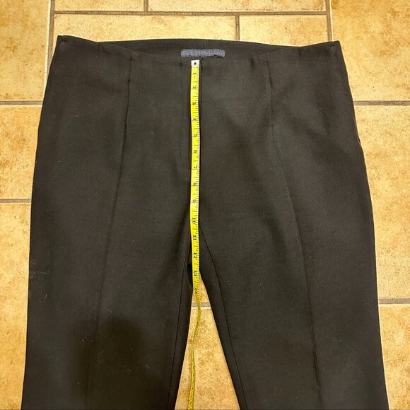 ZARA Womens Black Ankle Pants w Side Pockets Size X-Large - Picture 4 of 6